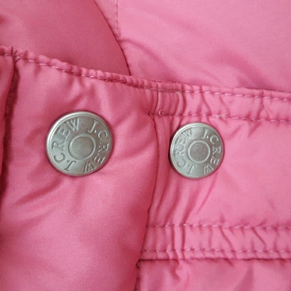 *Final Price* JCrew Pink Down Puffer Vest Size Petite Large - Picture 4 of 13
